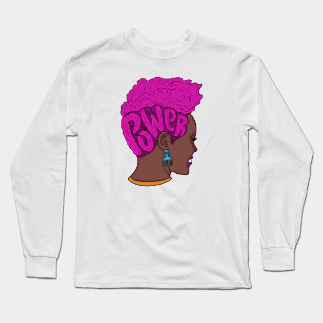 Power Long Sleeve T-Shirt by @isedrawing